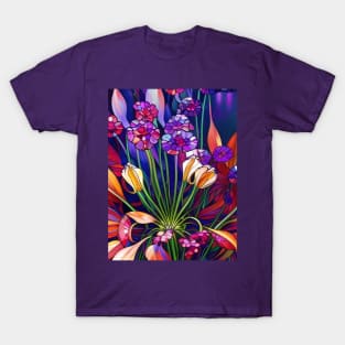 Beautiful Crystalline Flowers T-Shirt